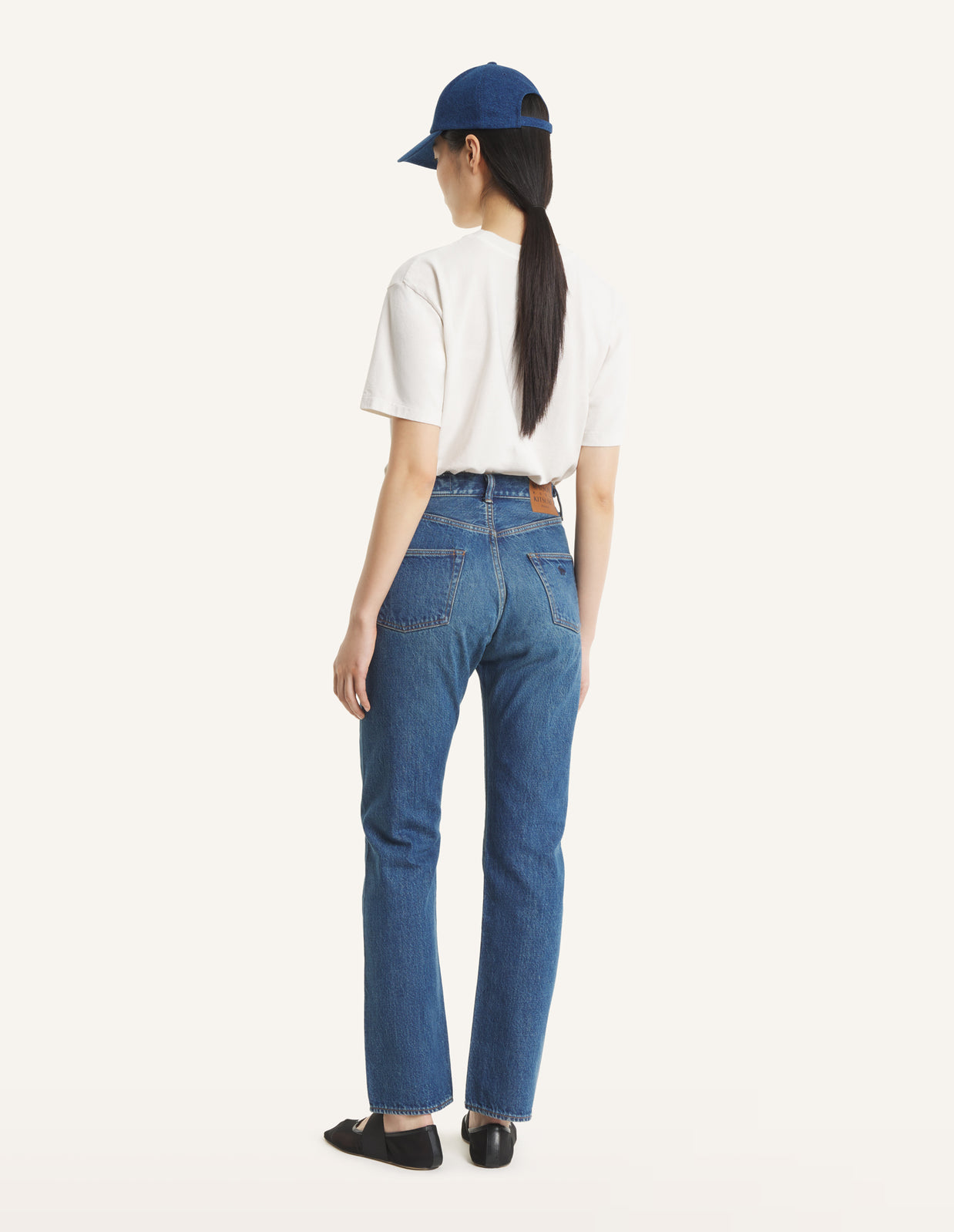 MAISON KITSUNE x KURO SELVEDGE VOYAGE DENIM PANTS