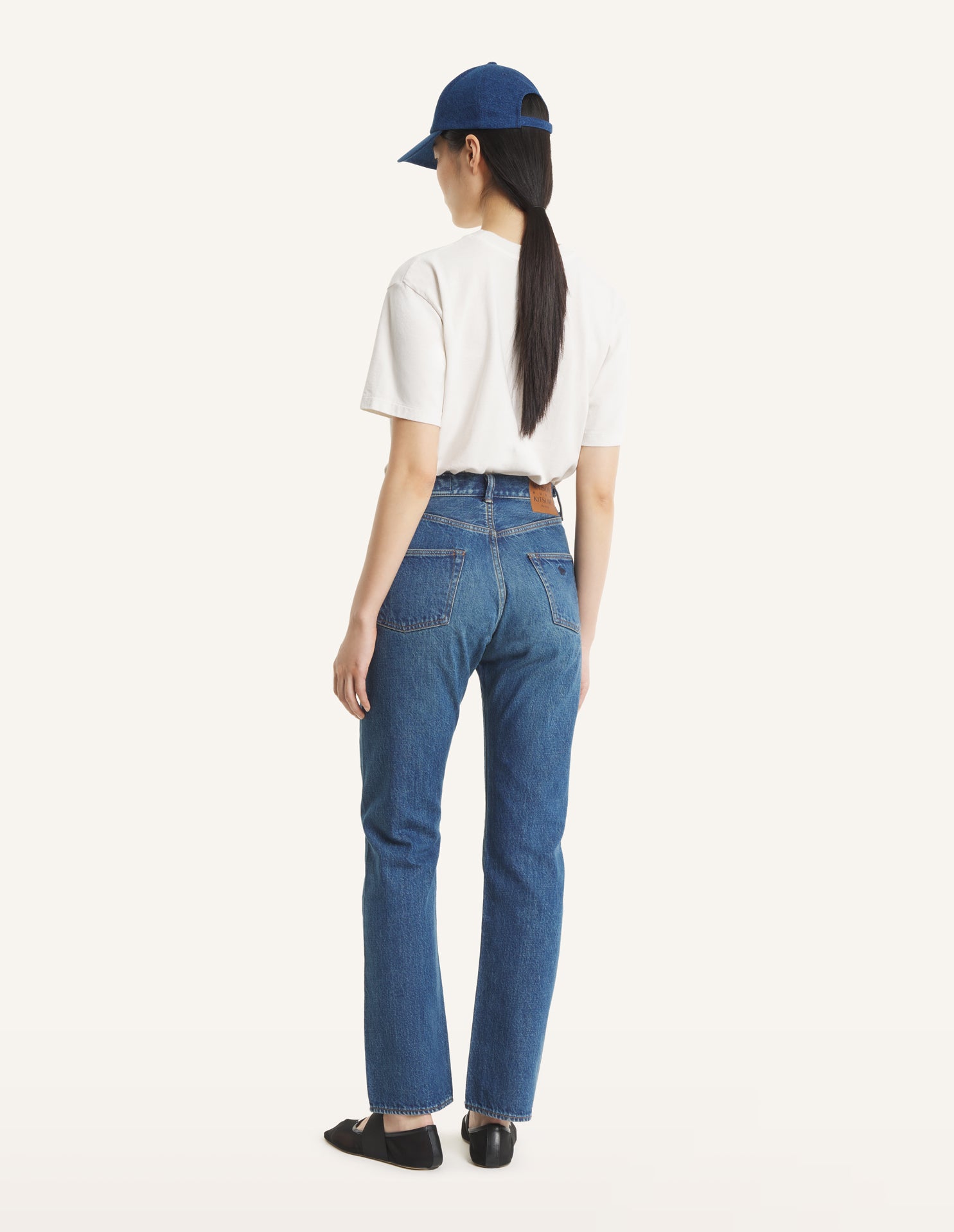 MAISON KITSUNE x KURO SELVEDGE VOYAGE DENIM PANTS