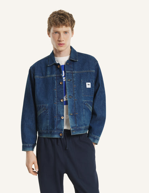MAISON KITSUNE x KURO SELVEDGE VOYAGE DENIM JACKET