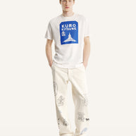 MAISON KITSUNE x KURO TOKYO-PARIS CROSSROADS VINTAGE WASH TEE