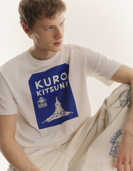 MAISON KITSUNE x KURO TOKYO-PARIS CROSSROADS VINTAGE WASH TEE