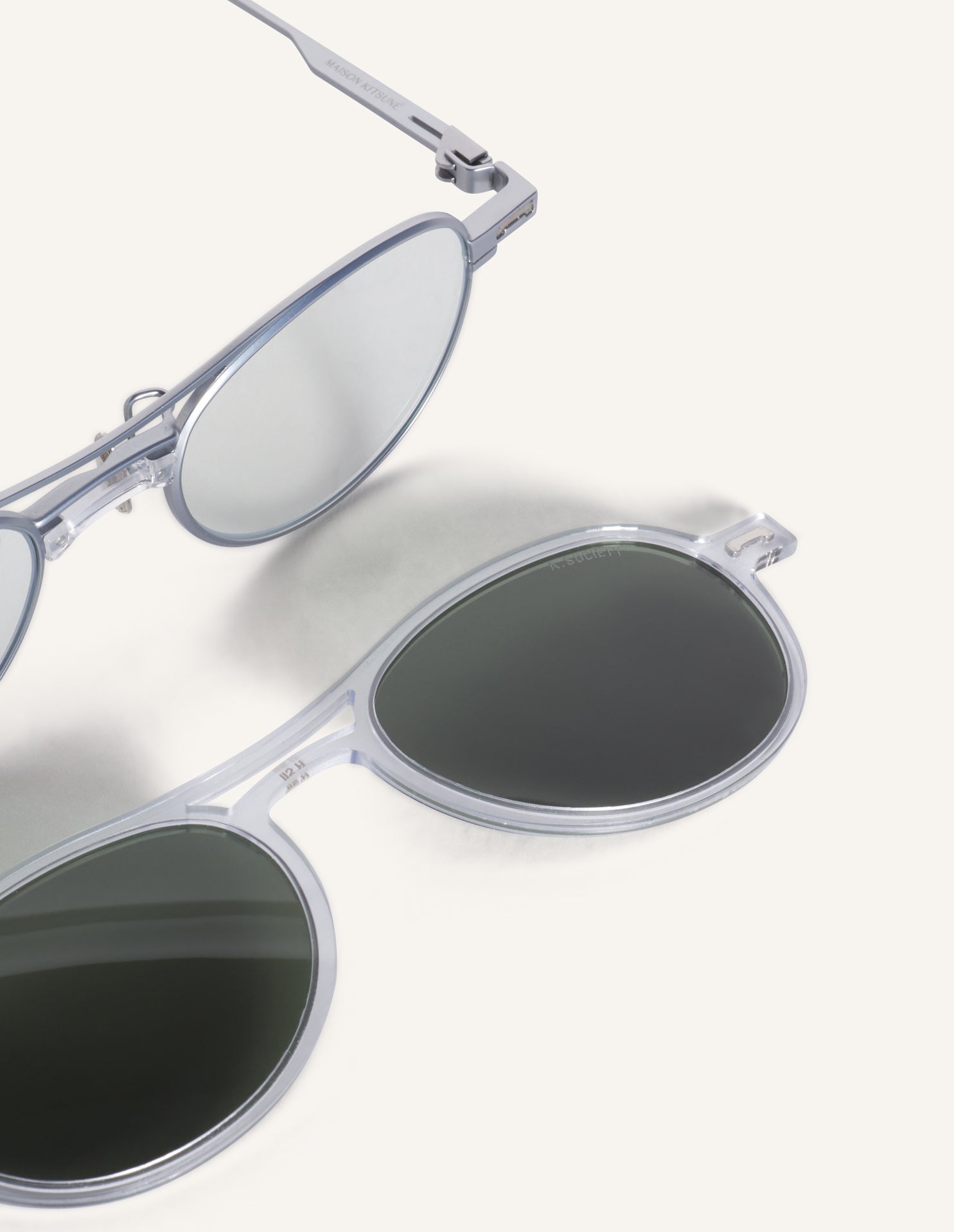 MAISON KITSUNE x A. SOCIETY HIKARI SUNGLASSES