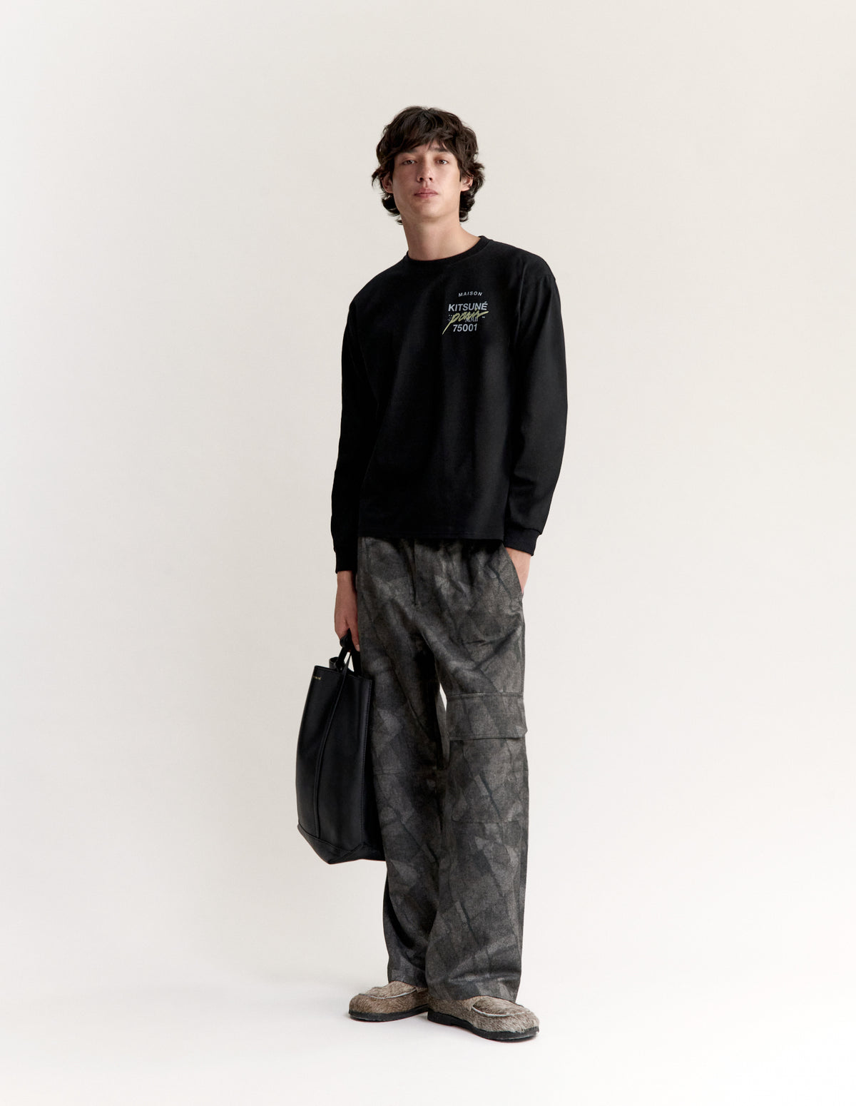 MMII PROFILE FOX OVERSIZE LONG SLEEVE TEE-SHIRT