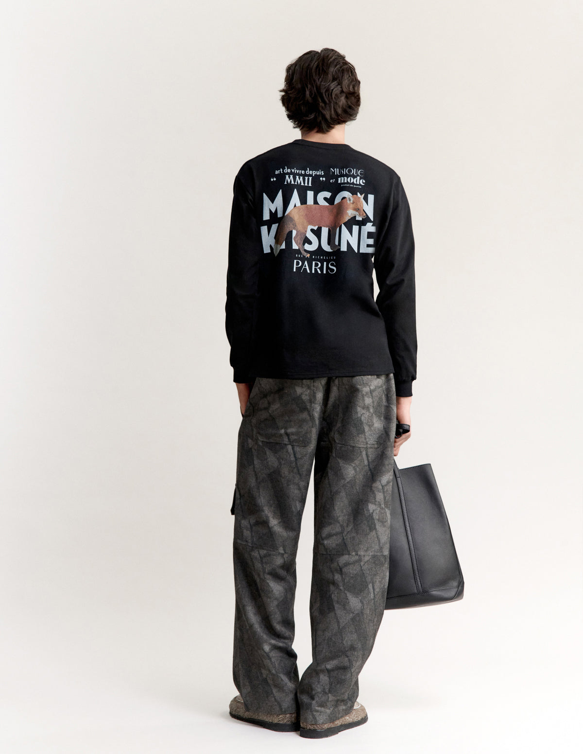 MMII PROFILE FOX OVERSIZE LONG SLEEVE TEE-SHIRT