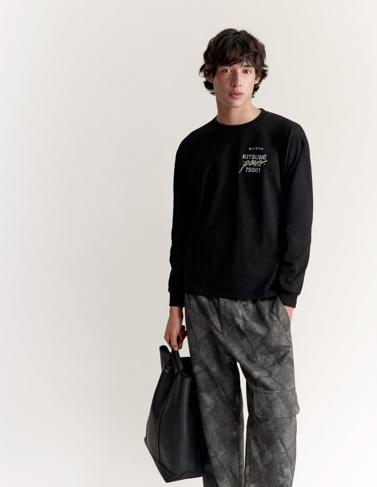 MMII PROFILE FOX OVERSIZE LONG SLEEVE TEE-SHIRT