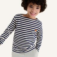 FOX HEAD KID LONG SLEEVES NAVY TEE