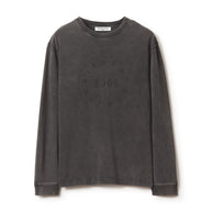 CIRCLE STAMP FADED COMFORT LONG SLEEVE TEE-SHIRT