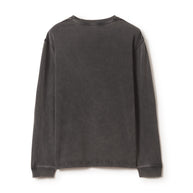 CIRCLE STAMP FADED COMFORT LONG SLEEVE TEE-SHIRT