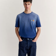 DOUBLE FOX HEAD FADED COMFORT TEE-SHIRT