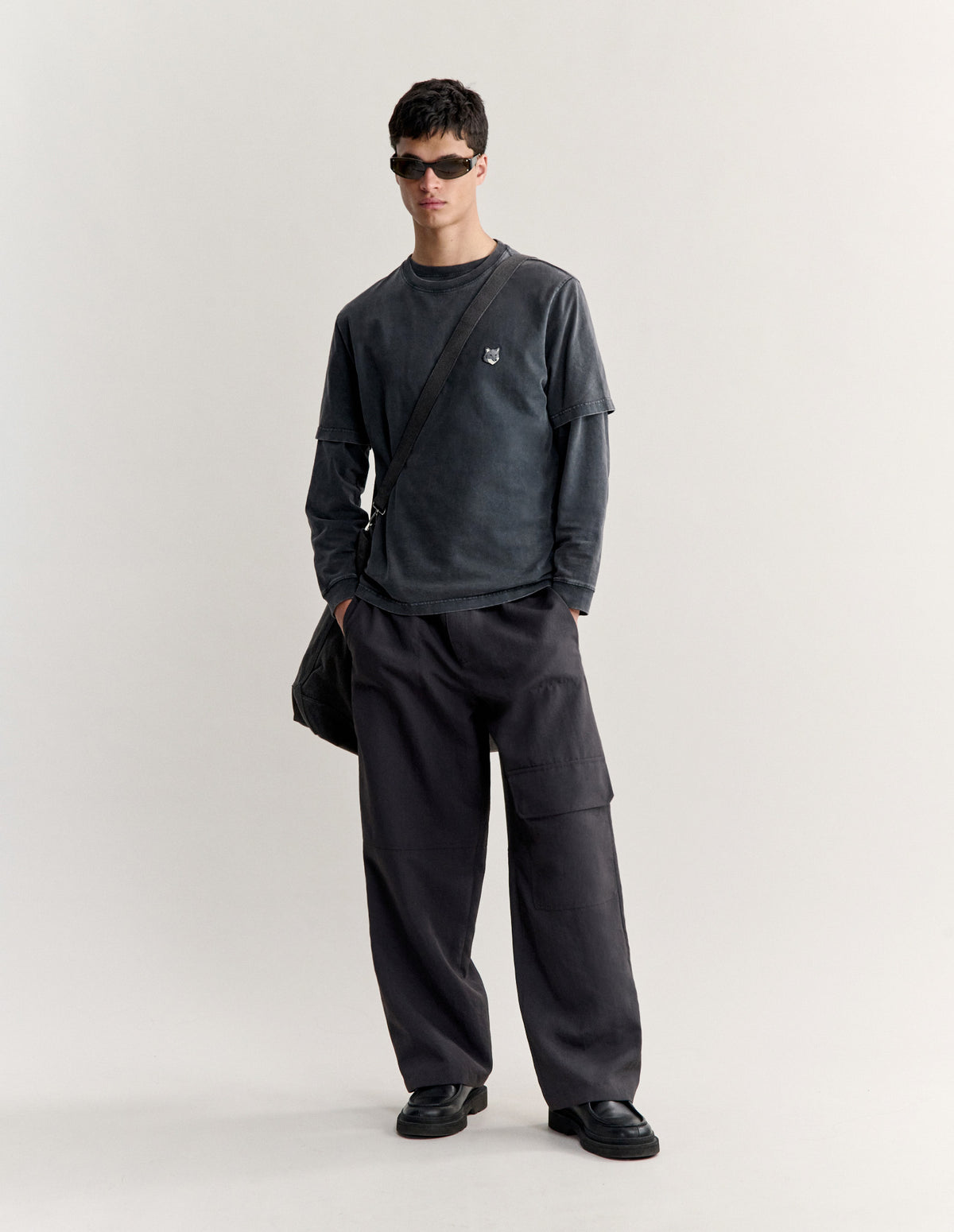 ELASTICATED CARGO PANTS