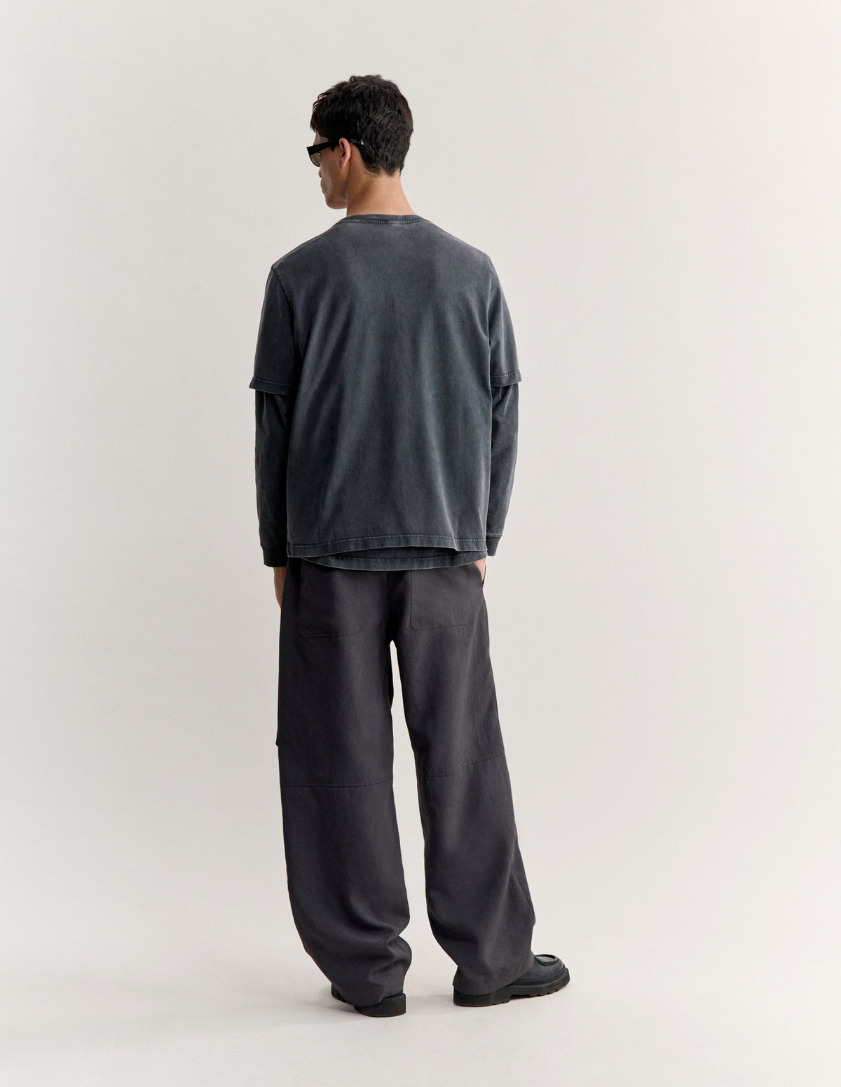 ELASTICATED CARGO PANTS
