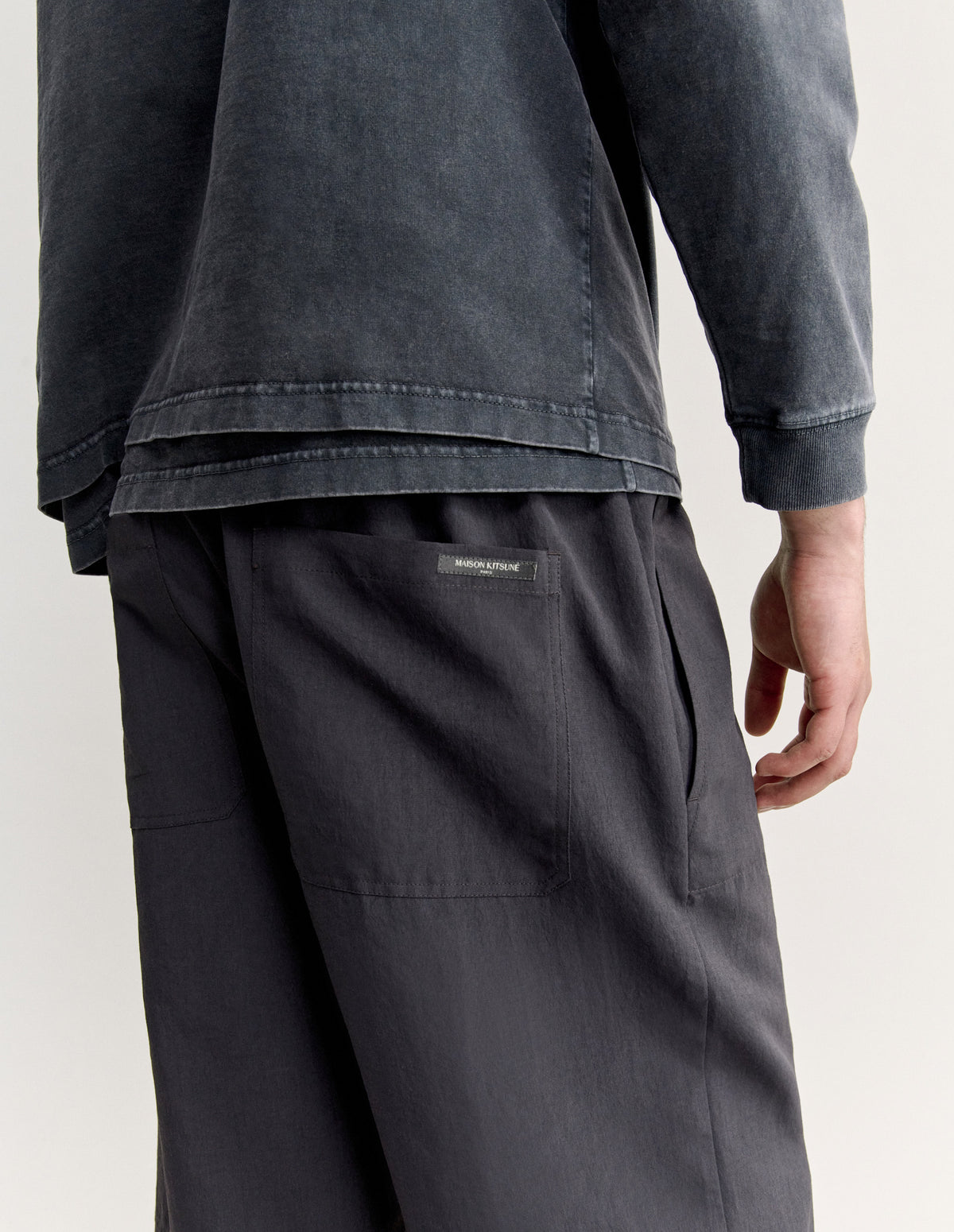 ELASTICATED CARGO PANTS