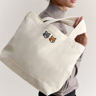 DOUBLE FOX HEAD TOTE