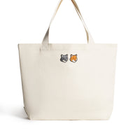 DOUBLE FOX HEAD TOTE