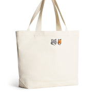 DOUBLE FOX HEAD TOTE
