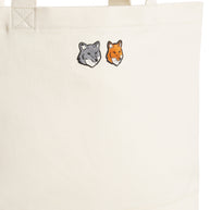 DOUBLE FOX HEAD TOTE
