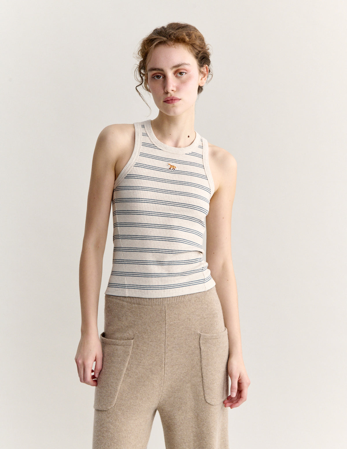 BABY FOX STRIPED TANK TOP