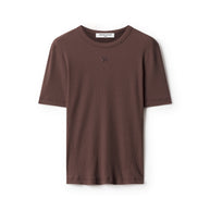 RIBBED BABY FOX FITTED TEE-SHIRT
