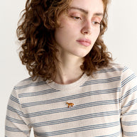 BABY FOX STRIPED FITTED TEE