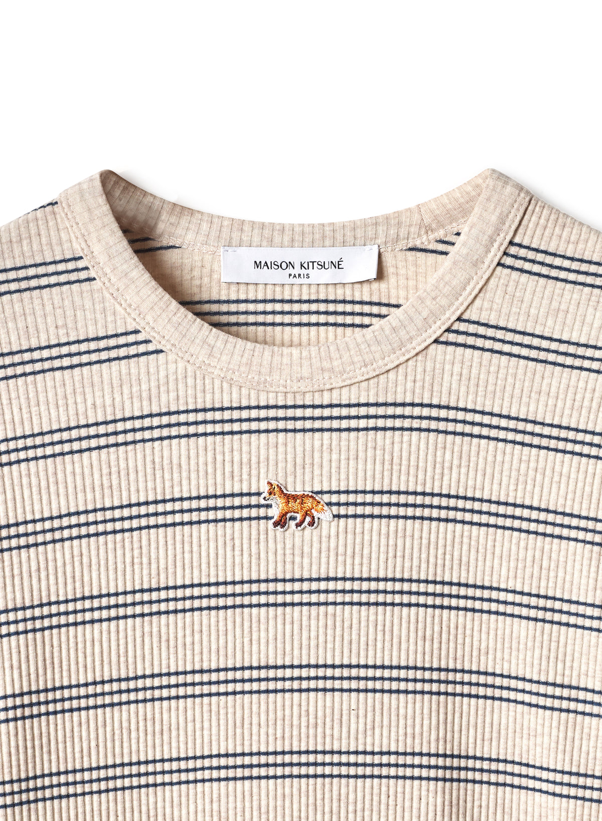 BABY FOX STRIPED FITTED TEE