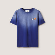 DOUBLE FOX HEAD FADED REGULAR TEE-SHIRT