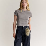 MAISON KITSUNÉ PARIS FADED BABY TEE-SHIRT