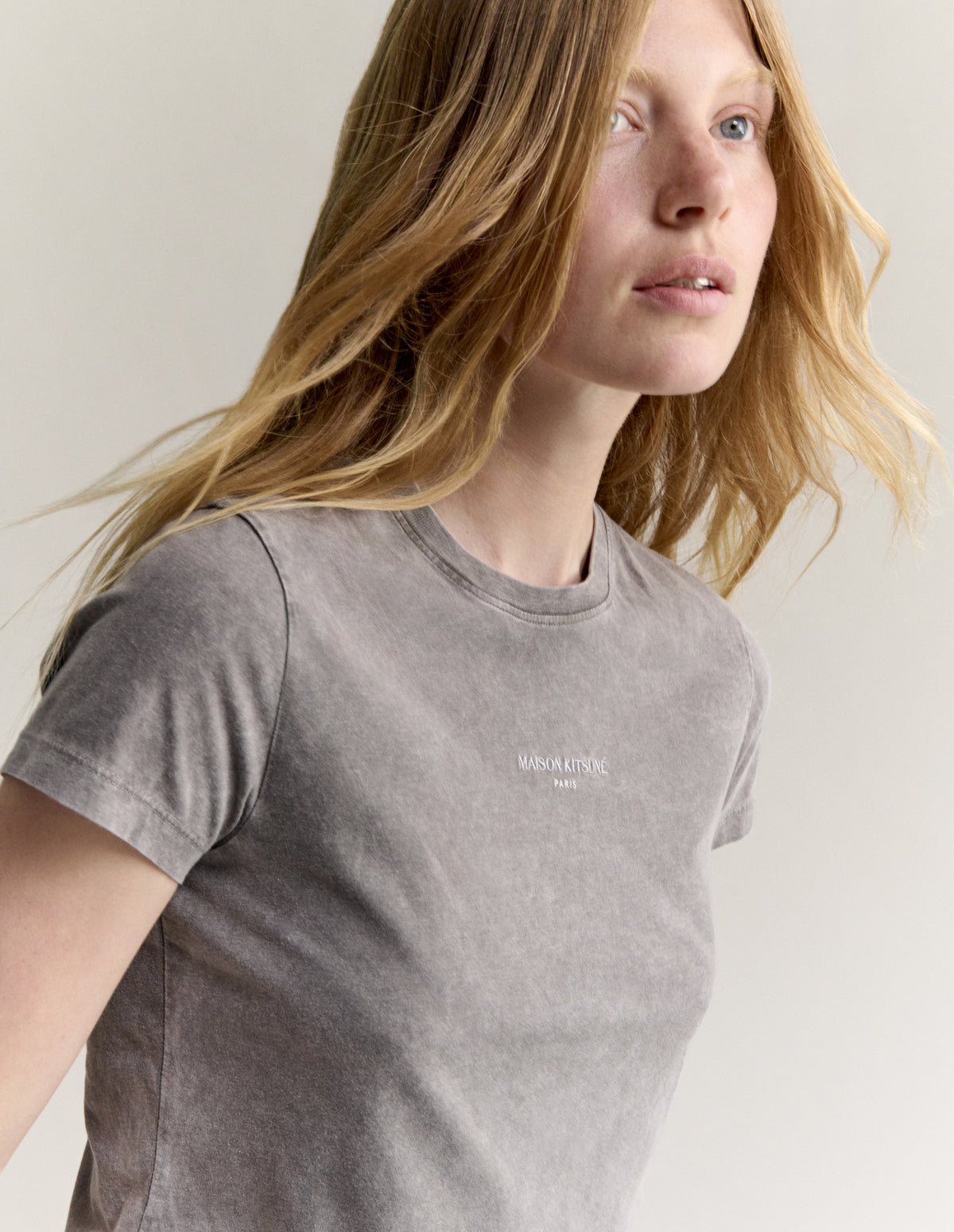 MAISON KITSUNÉ PARIS FADED BABY TEE-SHIRT