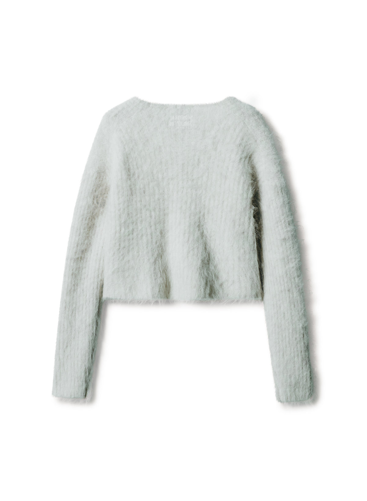 FLUFFY ALPACA CROPPED CARDIGAN
