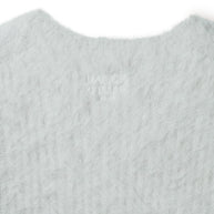 FLUFFY ALPACA CROPPED CARDIGAN