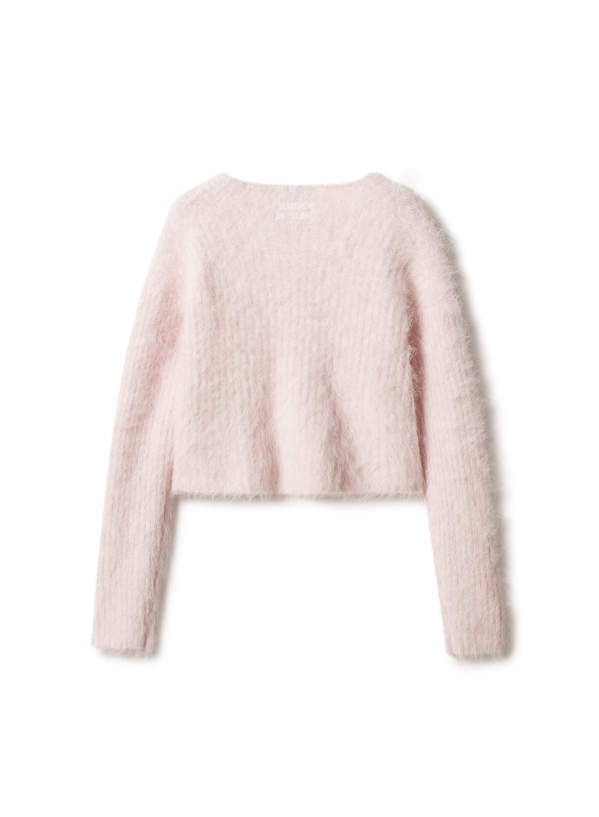 FLUFFY ALPACA CROPPED CARDIGAN