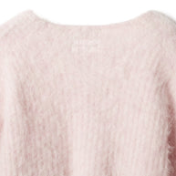 FLUFFY ALPACA CROPPED CARDIGAN