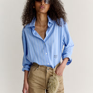 STRIPED BOYFRIEND SHIRT