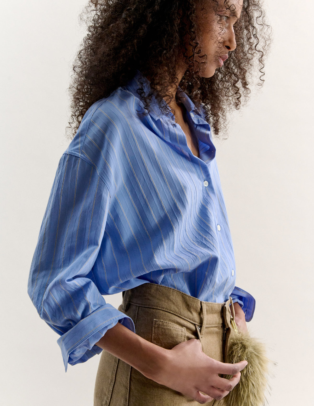 STRIPED BOYFRIEND SHIRT
