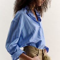 STRIPED BOYFRIEND SHIRT