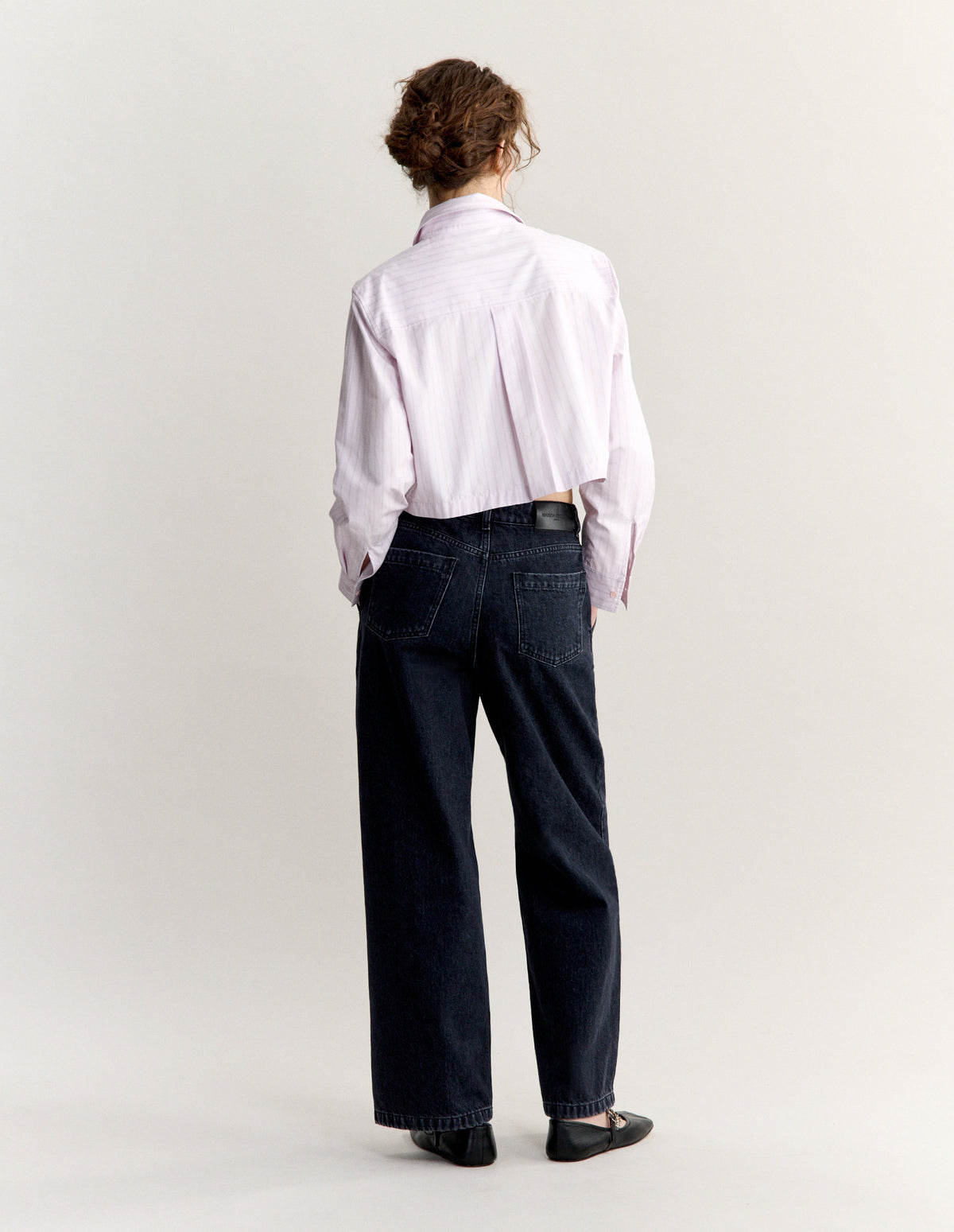 BABY FOX CROPPED SHIRT