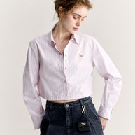 BABY FOX CROPPED SHIRT
