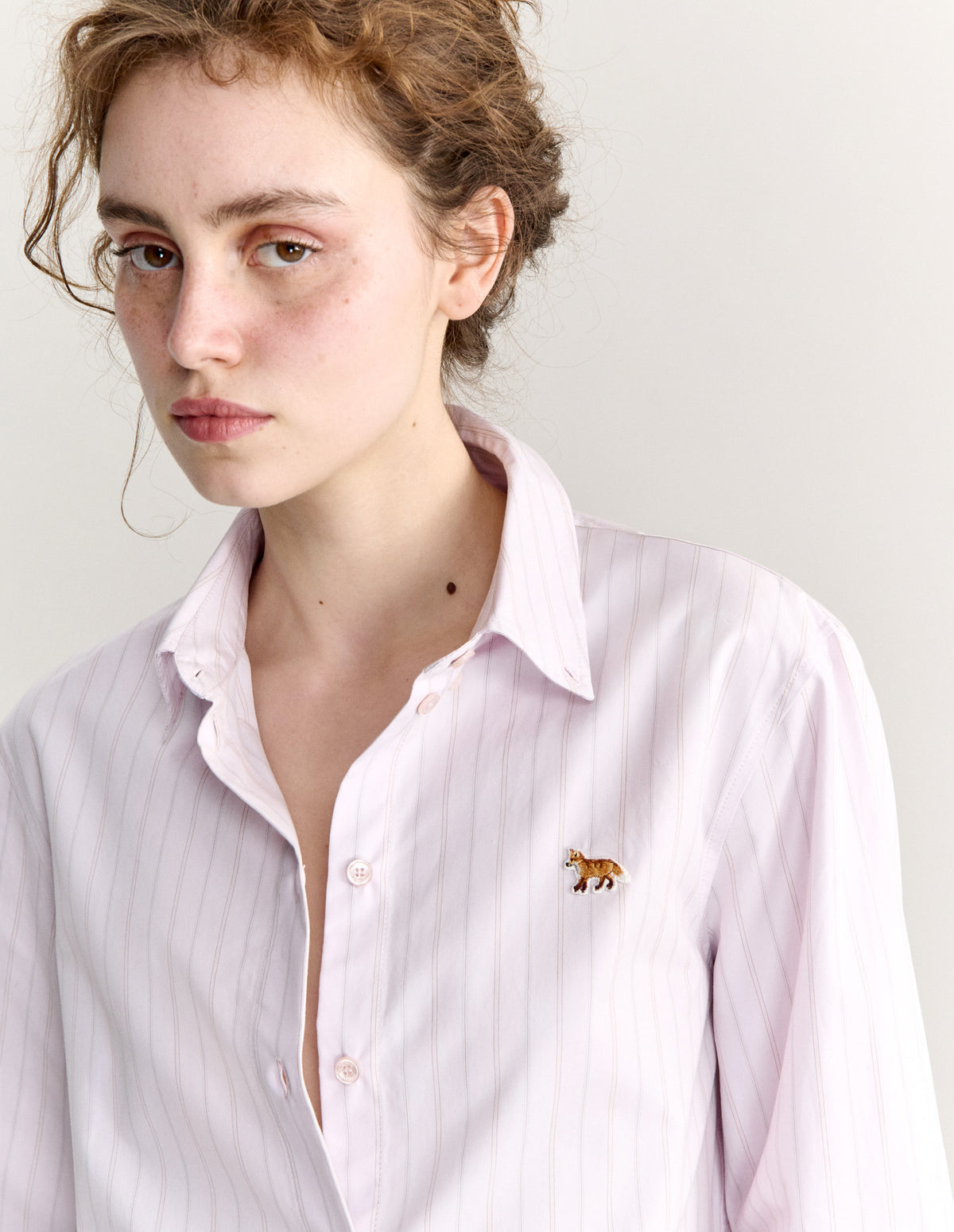 BABY FOX CROPPED SHIRT