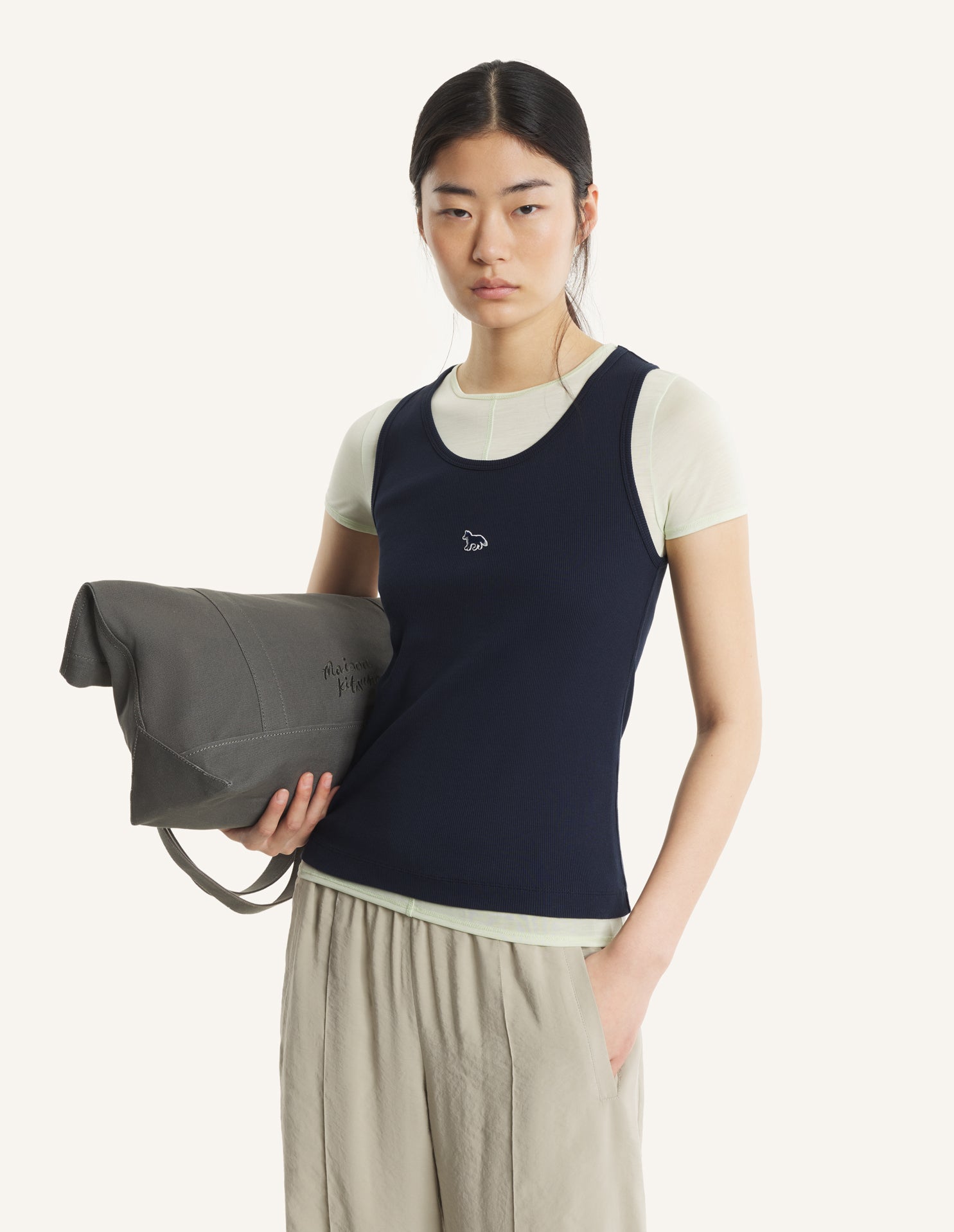 BABY FOX RIBBED TANK TOP