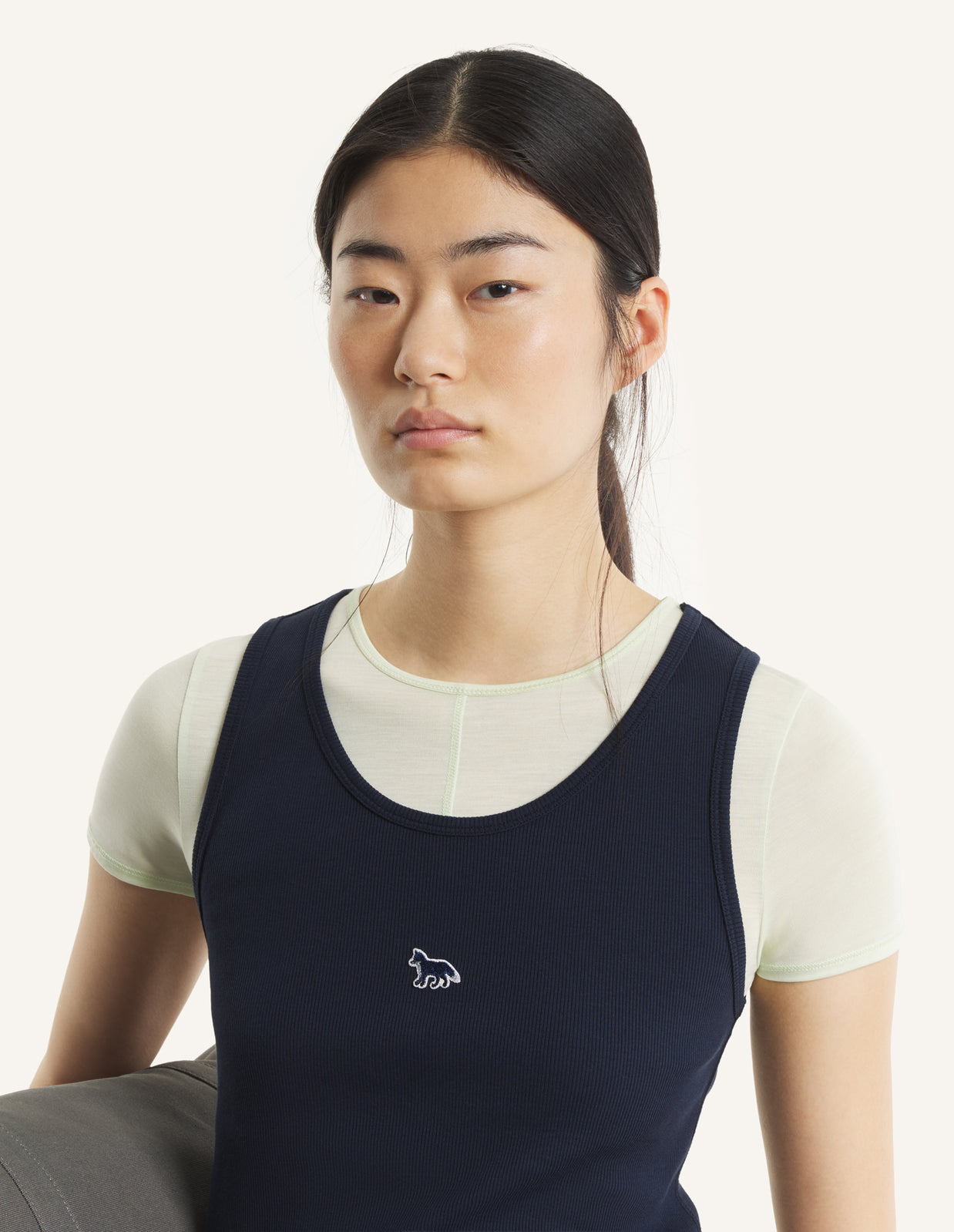 BABY FOX RIBBED TANK TOP