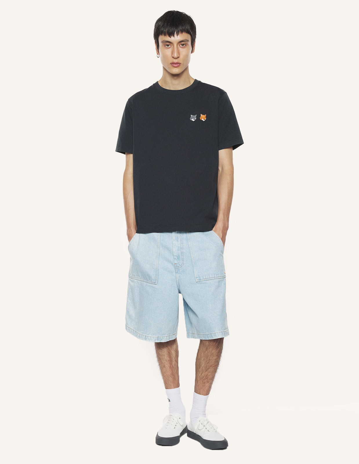 DOUBLE FOX HEAD COMFORT TEE-SHIRT