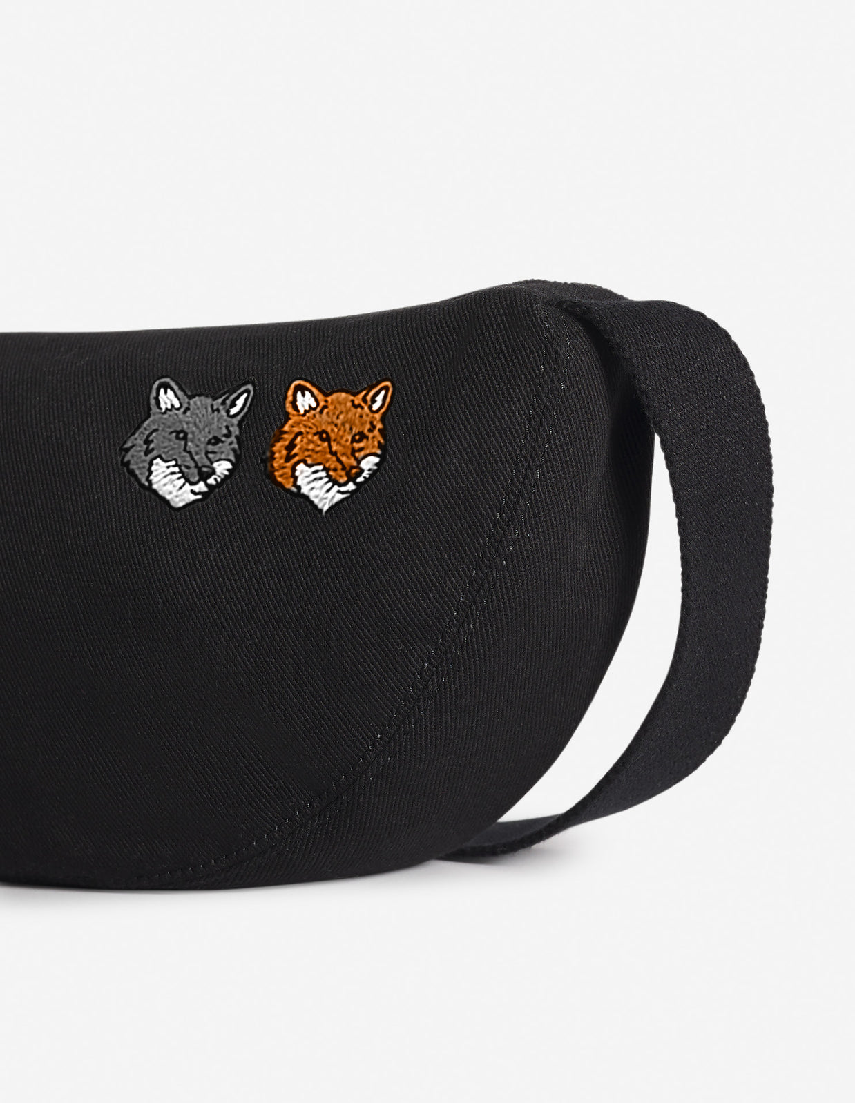 DOUBLE FOX HEAD BUMBAG