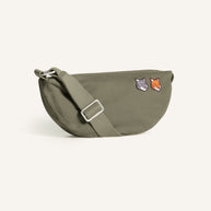 DOUBLE FOX HEAD FADED BUMBAG