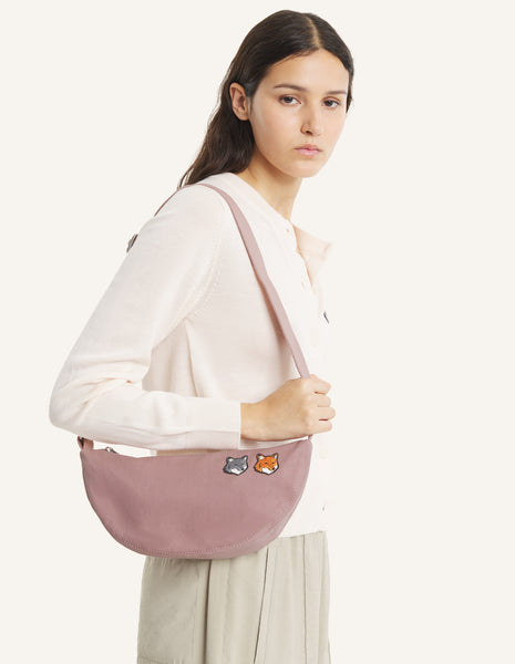 DOUBLE FOX HEAD FADED BUMBAG