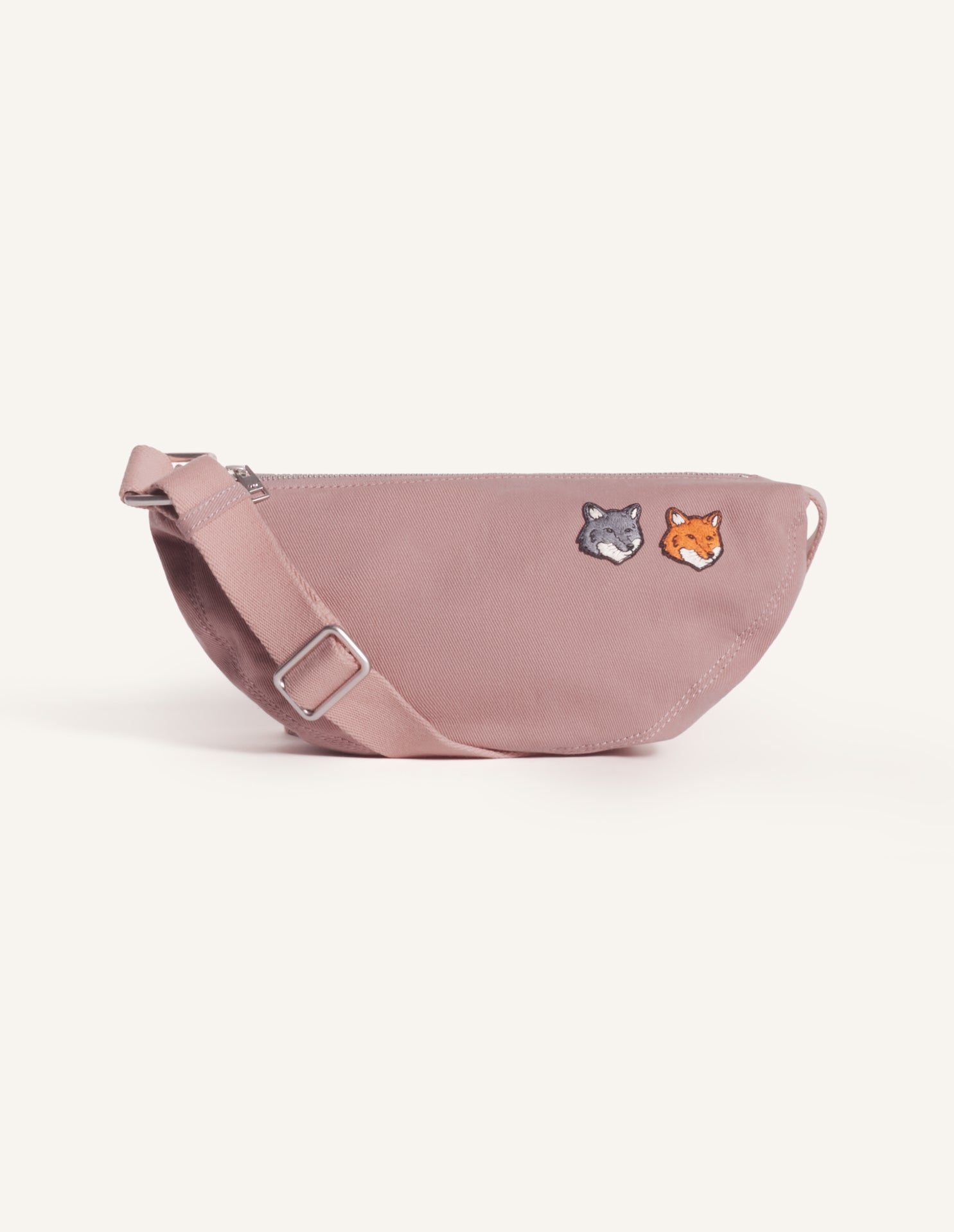 DOUBLE FOX HEAD FADED BUMBAG