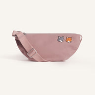 DOUBLE FOX HEAD FADED BUMBAG