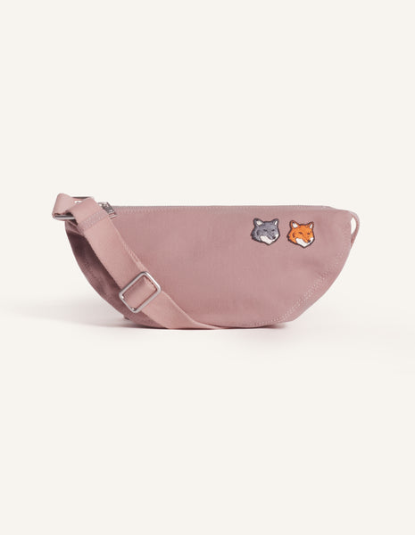 DOUBLE FOX HEAD FADED BUMBAG