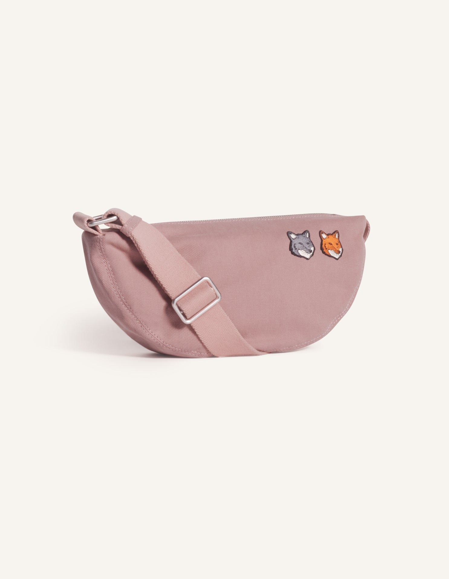 DOUBLE FOX HEAD FADED BUMBAG