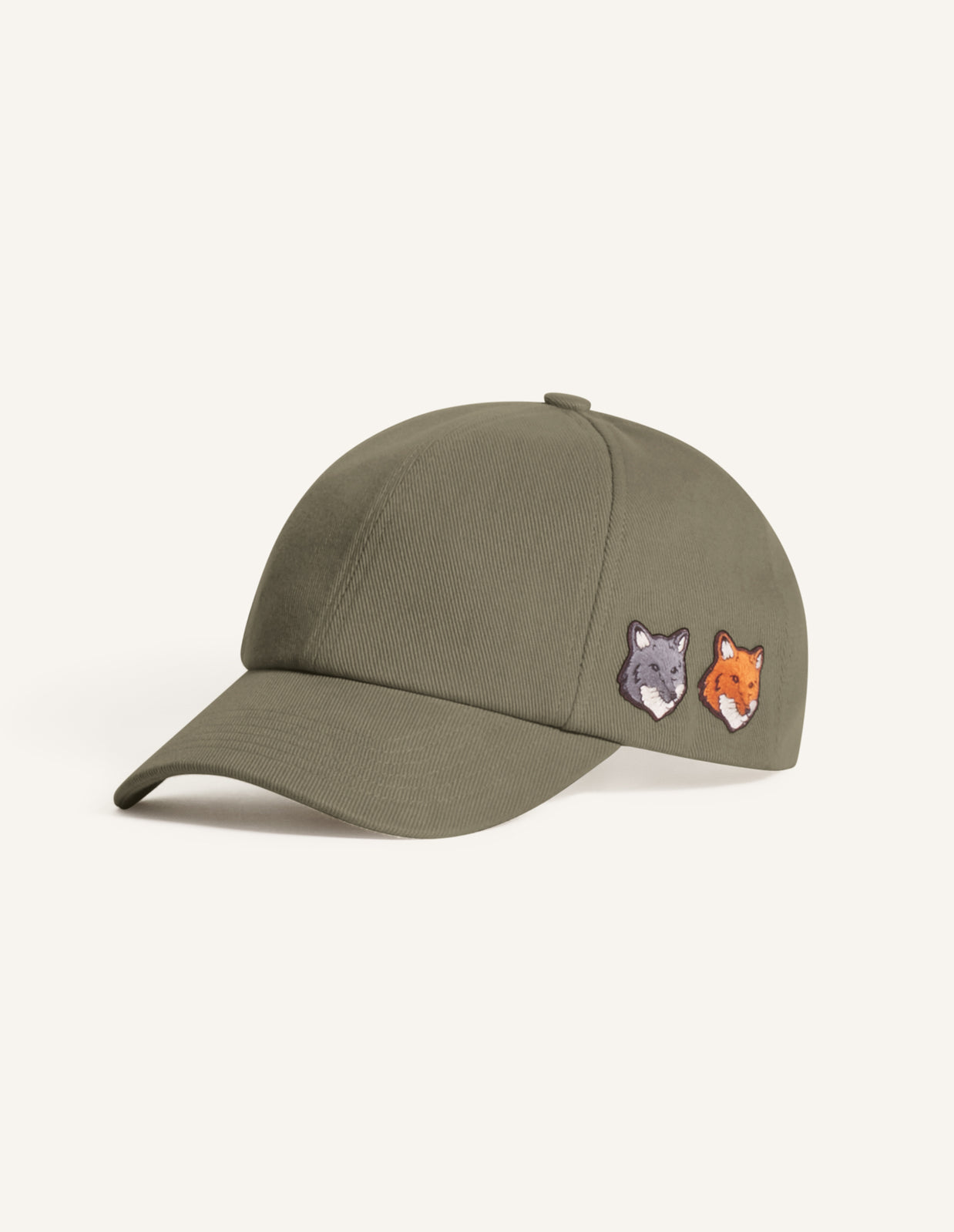 DOUBLE FOX HEAD FADED CAP