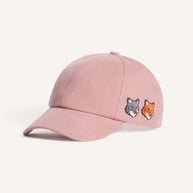 DOUBLE FOX HEAD FADED CAP