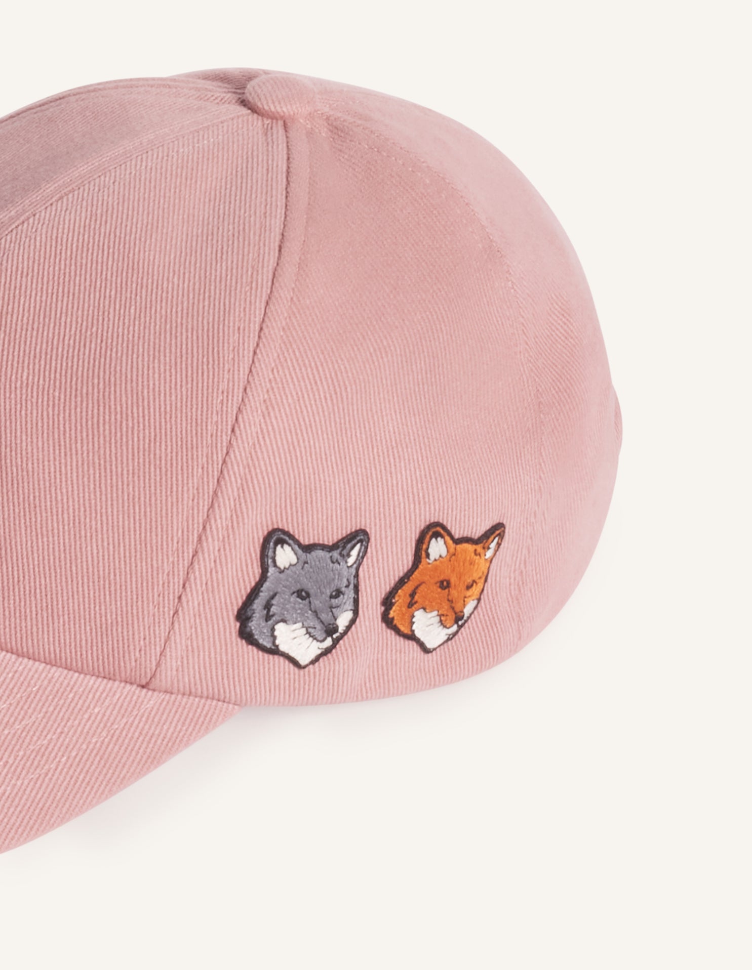 DOUBLE FOX HEAD FADED CAP